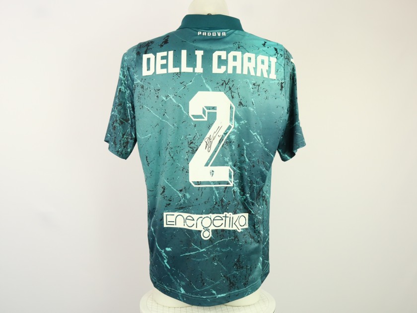 Delli Carri's unwashed Signed Shirt, Fiorenzuola vs Padova 2024