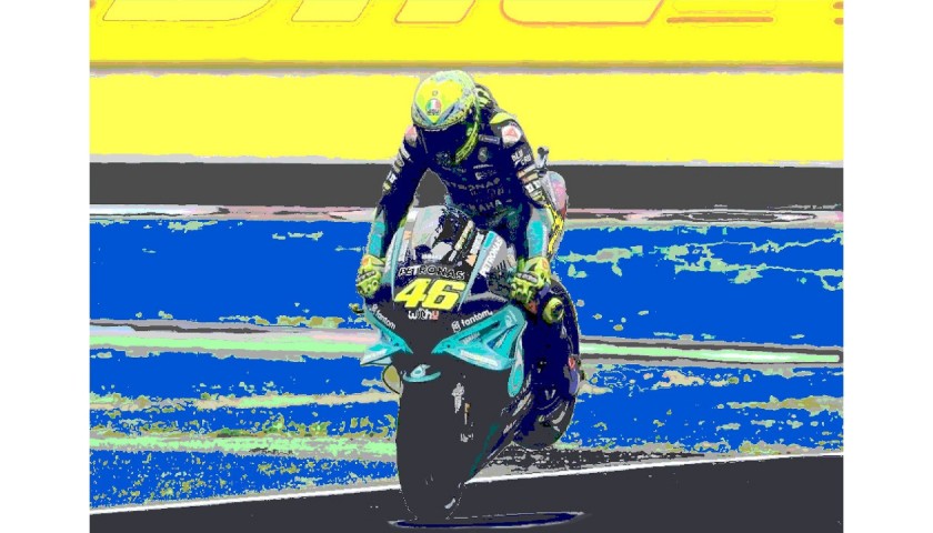 Valentino Rossi Pop Artwork by Gabriele Salvatore 