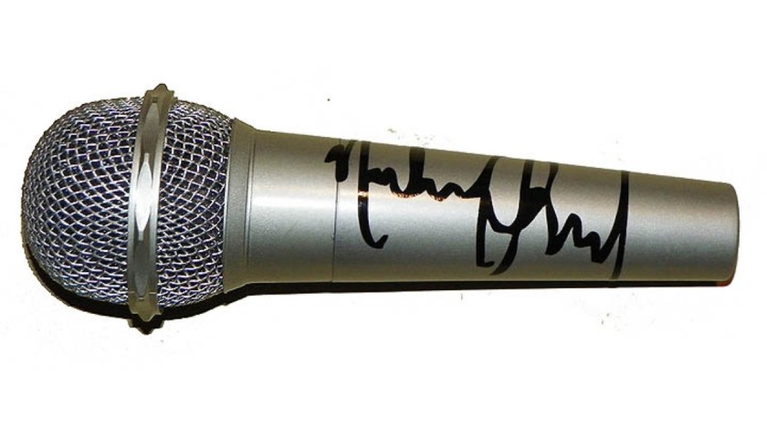 Michael Jackson Microphone with Digital Autograph 