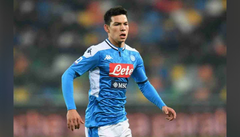 Lozano's Official Napoli Signed Shirt, 2019/20