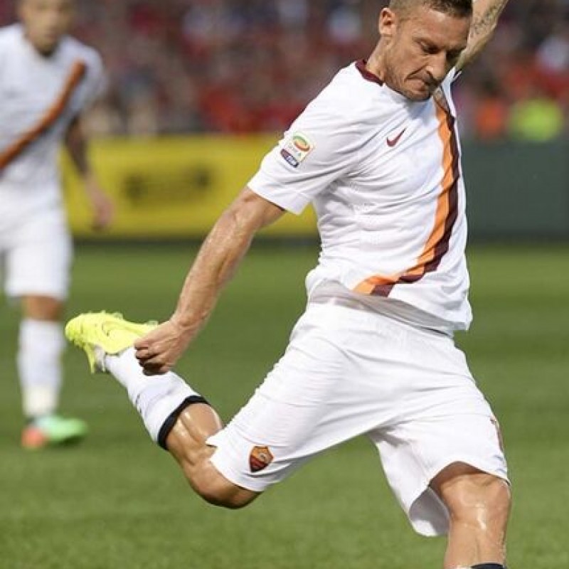 Totti Roma match issued shirt, Serie A 2014/2015