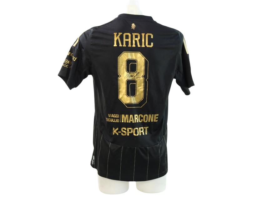 Karić's Signed Unwashed Shirt and Shorts, Padova vs Virtus Entella Supercoppa Serie C 2025