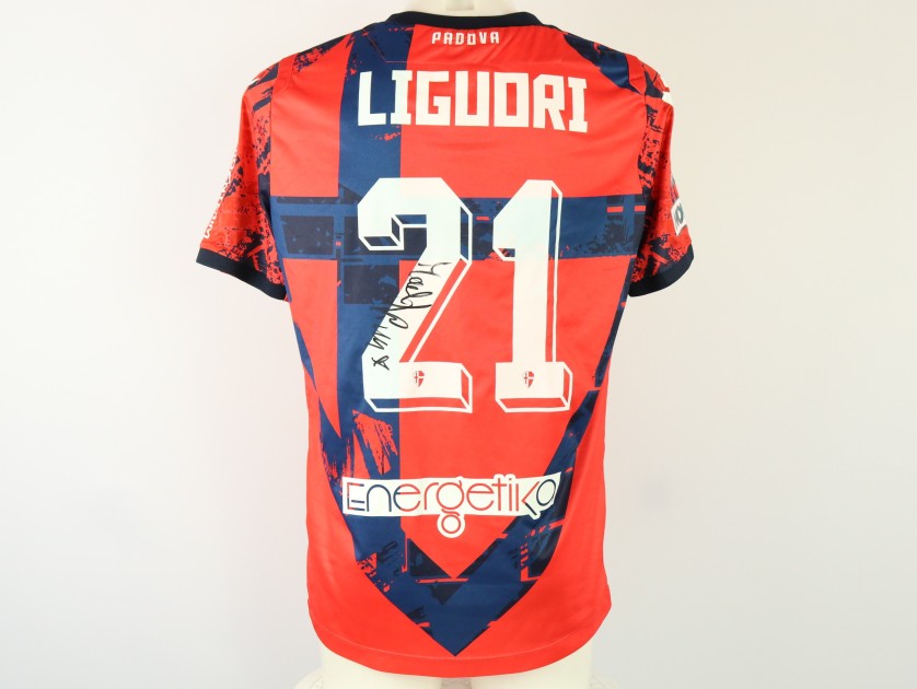 Liguori's Unwashed Signed Shirt, Novara vs Padova 2024 