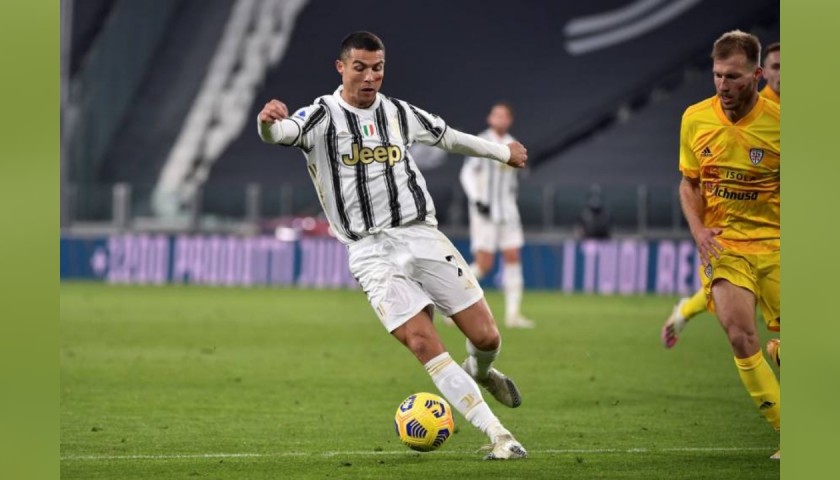 Ronaldo's  Juventus Signed Match Shirt, 2020/21