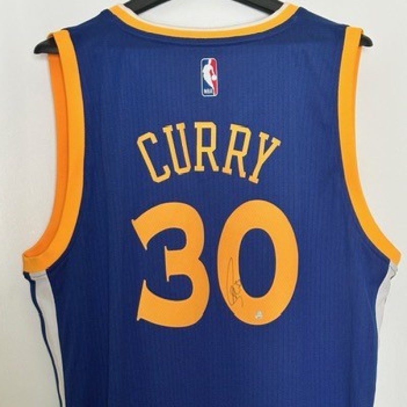 Stephen Curry Signed Golden State Warrior Jersey