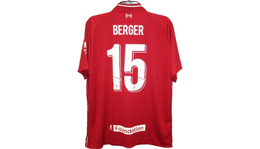 Berger's Liverpool Legends Game Worn and Signed Shirt