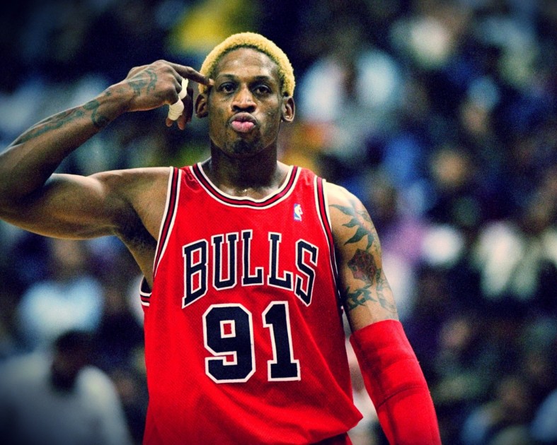 Charitybuzz: Dennis Rodman Signed Bulls Jersey