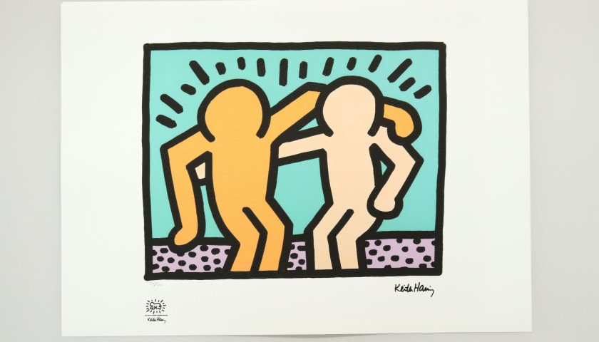 Keith Haring Signed Lithograph 