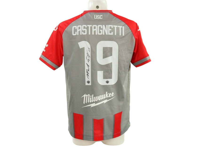 Castagnetti's Signed Unwashed Shirt, Cremonese vs Sudtirol 2025