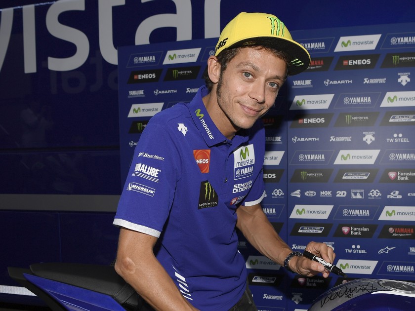 Meet Valentino Rossi and Take Home his Signed Yamaha YZF-R1
