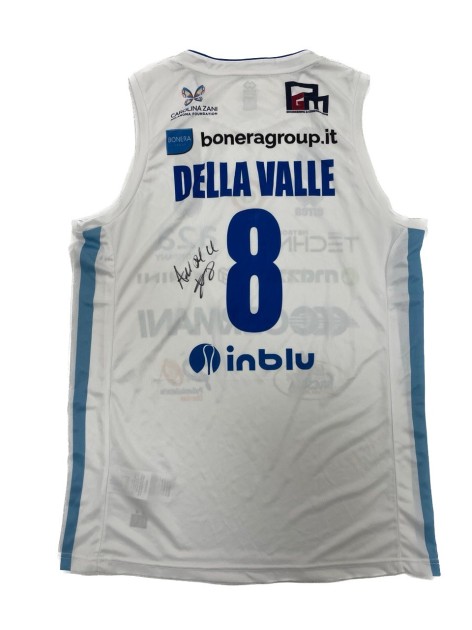 Della Valle's Signed Unwashed Kit, Virtus Bologna vs Pallacanestro Brescia 2023