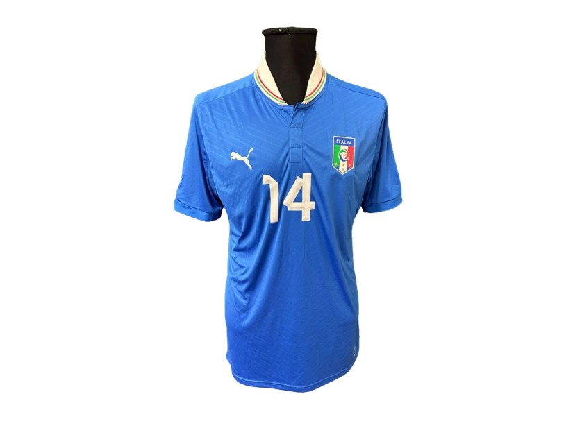 Maillot Cagliari Calcio COLUCCI - Match Worn - Porté Sur Le Terrain - Avec COA