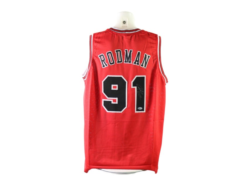 Rodman's Chicago Bulls Signed Replica Jersey