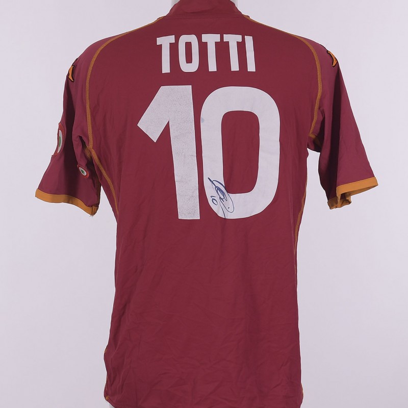 Francesco Totti's AS Roma Signed Shirt, 2008/2009 