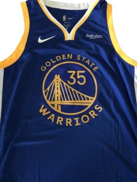 Kevin Durant Golden State Warriors Signed Swingman Jersey, 2019/20