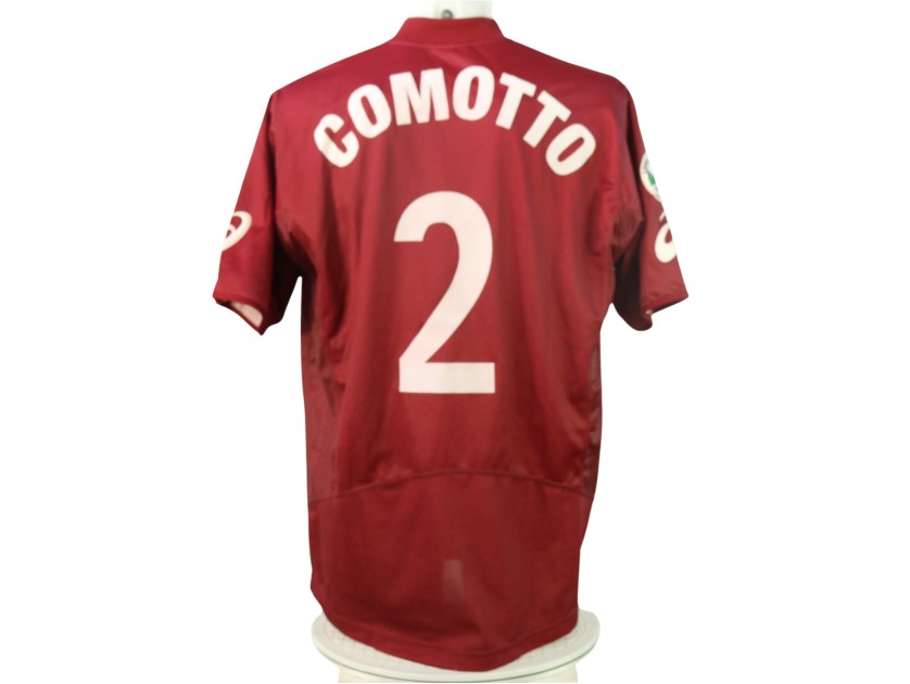 Comotto's Match-Issued Shirt, Reggina 2003/04