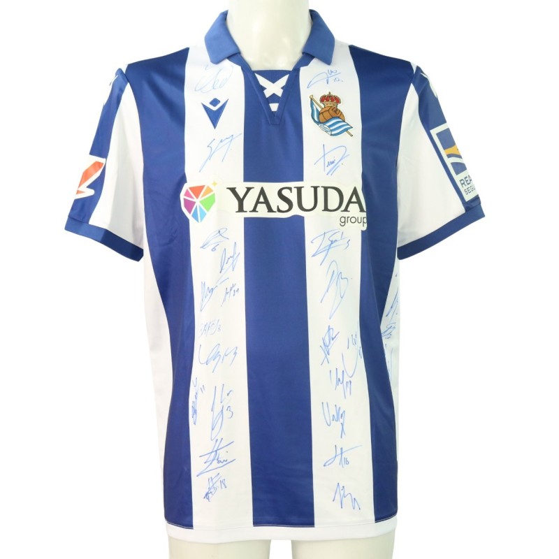 Official Real Sociedad Shirt, 2024/25 - Signed by the players