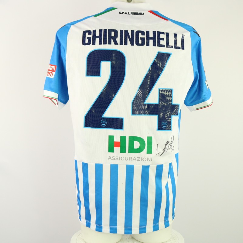Ghiringhelli's unwashed Signed Shirt, SPAL vs Pineto 2024 