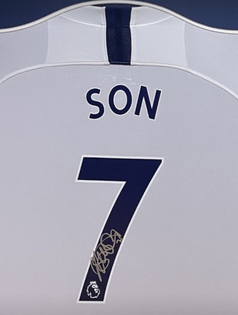 Hueng Min Son - Tottenham Hotspur - hand-signed replica shirt