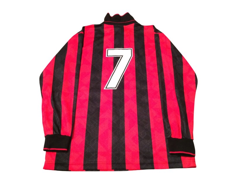 Eranio's Milan Match-Issued Shirt, 1995/96