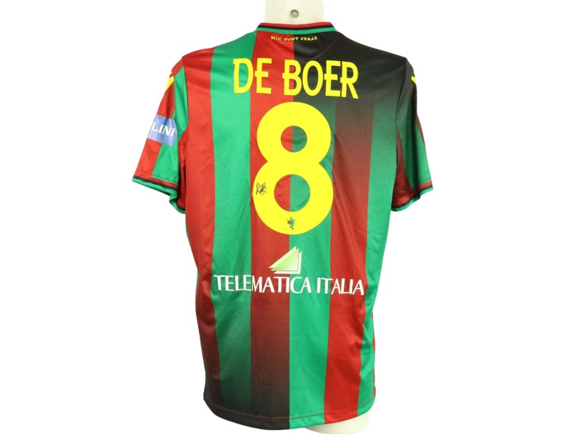 De Boer's Match Worn Signed Shirt, Ternana vs Como 2024 