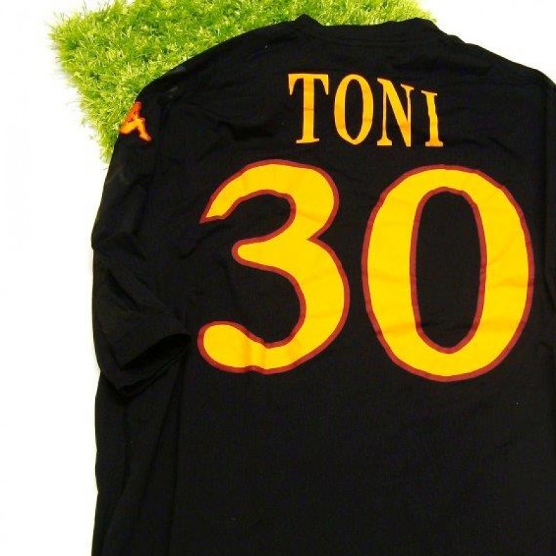 Roma worn shirt by Luca Toni in Bari-Roma, Serie A 2009/2010