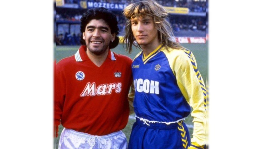 Maradona's Napoli Signed Match Kit, 1986/87 