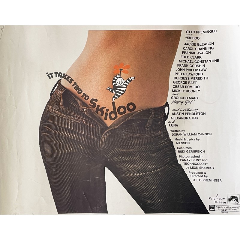 Skidoo (1968) – Locandina cinematografica d'epoca originale – Groucho Marx