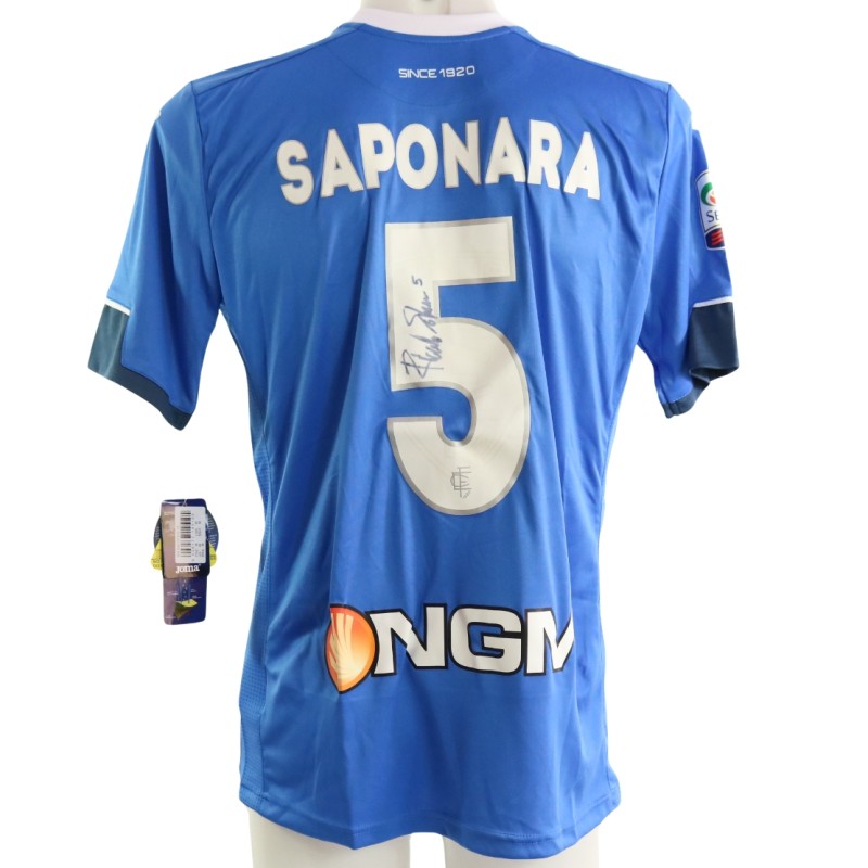 Saponara Official Empoli Signed Shirt, 2015/16