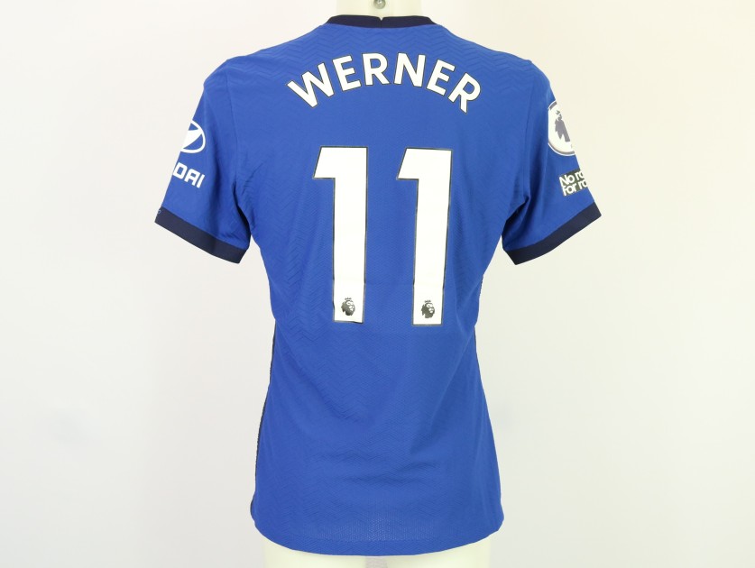 Werner's Match-Issued Shirt, Chelsea vs Manchester United 2021