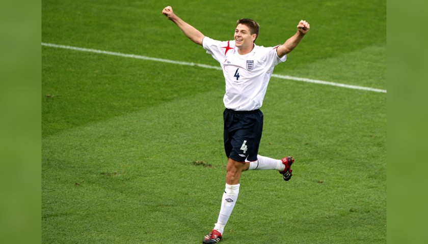 Gerrard's Official England Signed Shirt, 2006