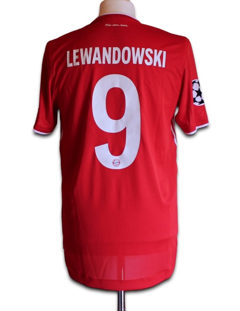 Lewandowski's Bayern Munich Champions League Final Match Shirt 