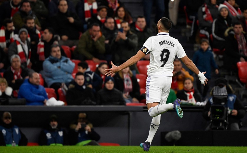 Benzema's Match-Issued/Worn Real Madrid Shirt, 2016/17 UCL - CharityStars