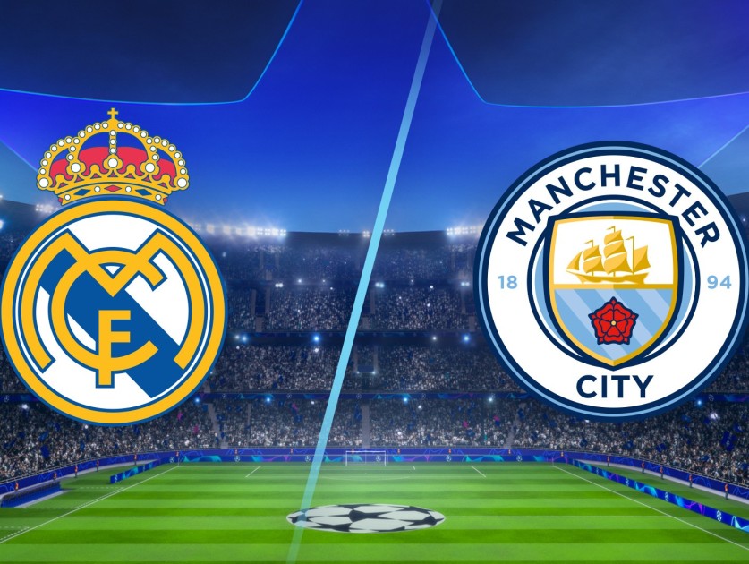 Real Madrid vs Manchester City  Quarter Final Tickets + Signed Real Madrid Shirt From Your Favourite Player