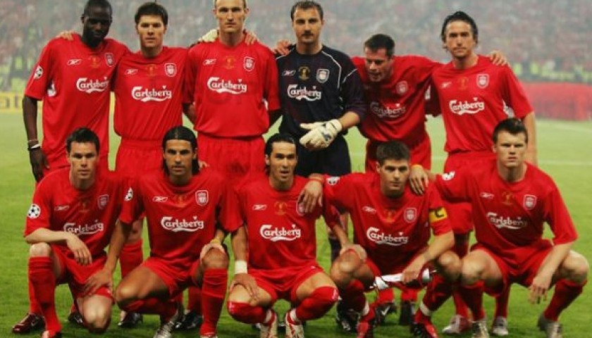 Liverpool Squad Multi Signed Official Shirt