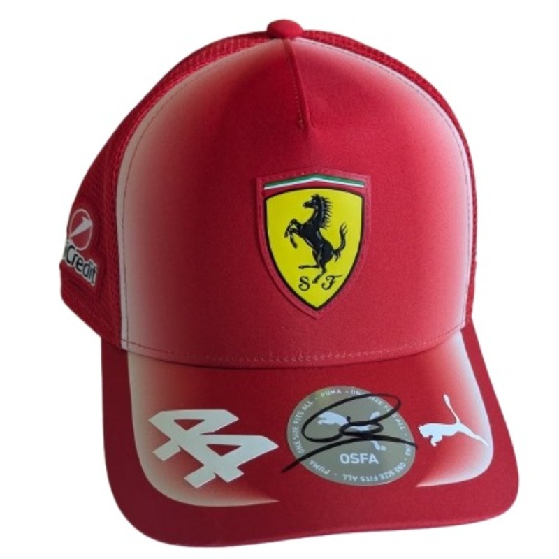 Official Hamilton's Scuderia Ferrari Signed Cap, 2026 - Signed by Lewis Hamilton