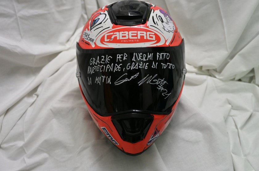 Mattia Sorrenti's Signed Helmet - Caberg, Size M