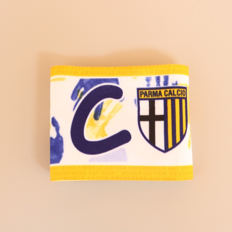 Fascia capitano Parma indossata Parma vs Catanzaro 2024 "Always With Blue"