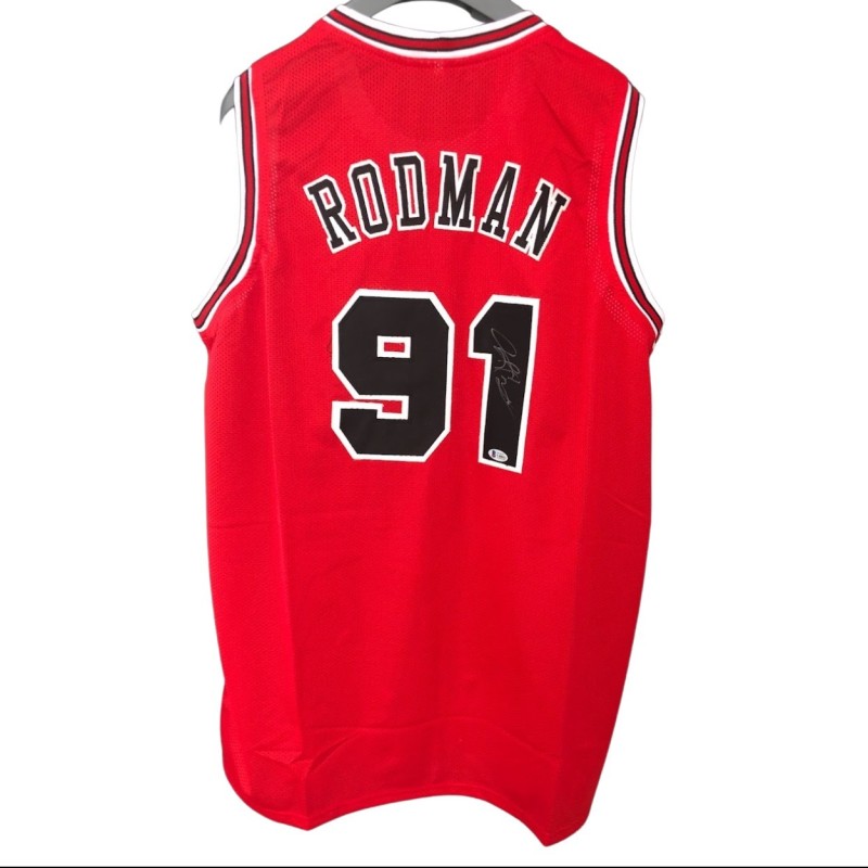 Rodman Official Chicago Signed Jersey