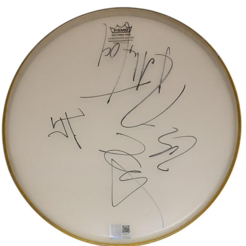 Metallica Signed Drumskin