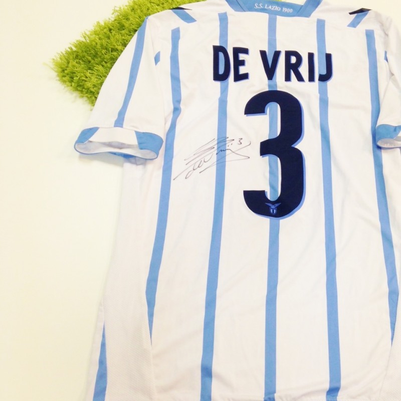 De Vrij match worn shirt, Chievo Verona-Lazio Serie A 2014/2015 - signed