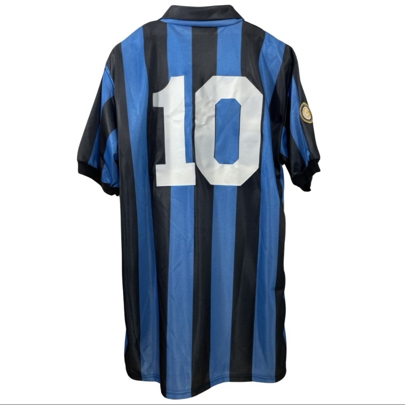 Matthäus' Inter Milan Match-Issued Shirt, 1989/90