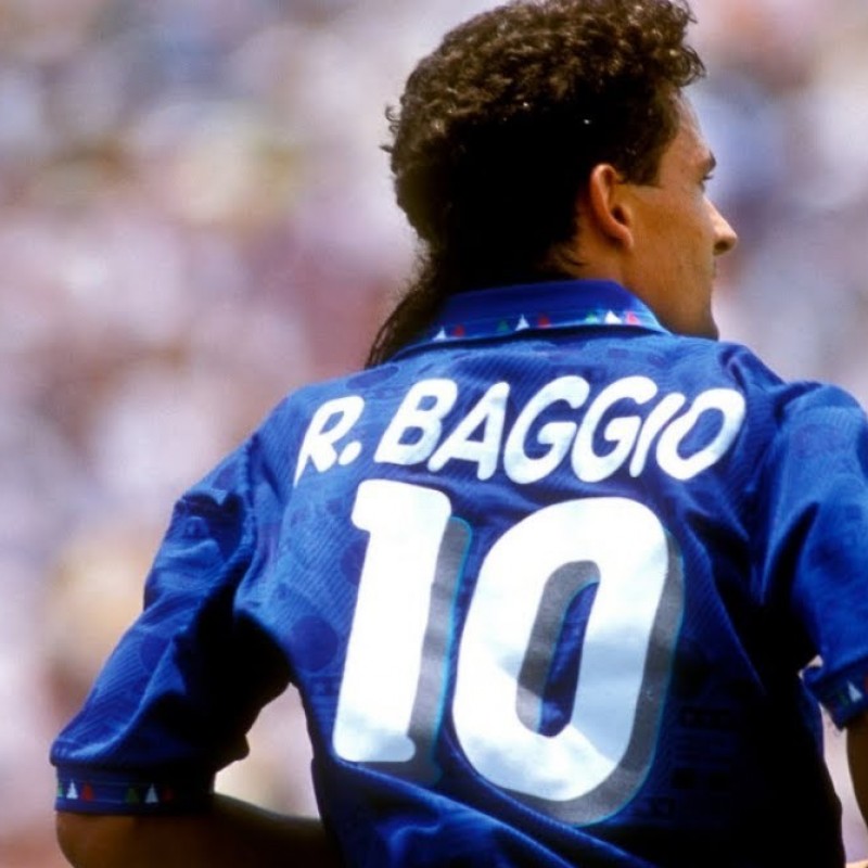 Baggio's Italy Signed Shirt