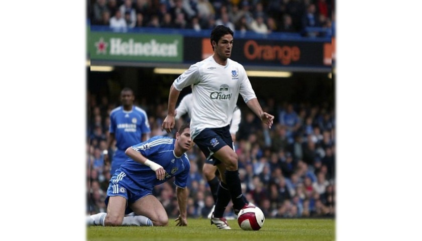 Arteta's Everton Match Worn Shirt, 2006/07 - Unwashed