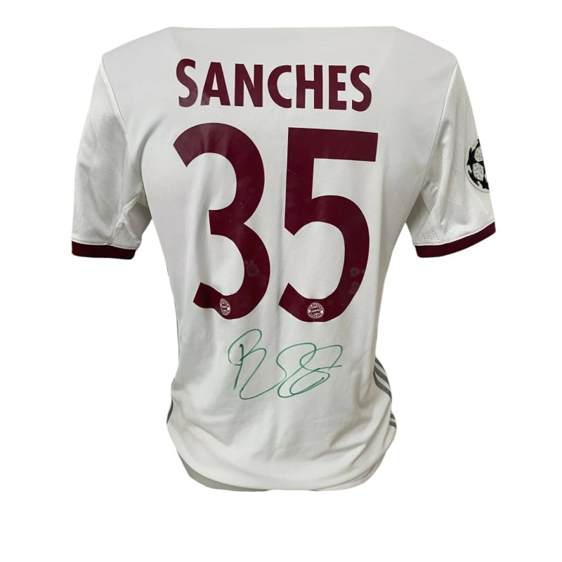 Sanches' Bayern Monaco Signed Official Shirt, 2016/17