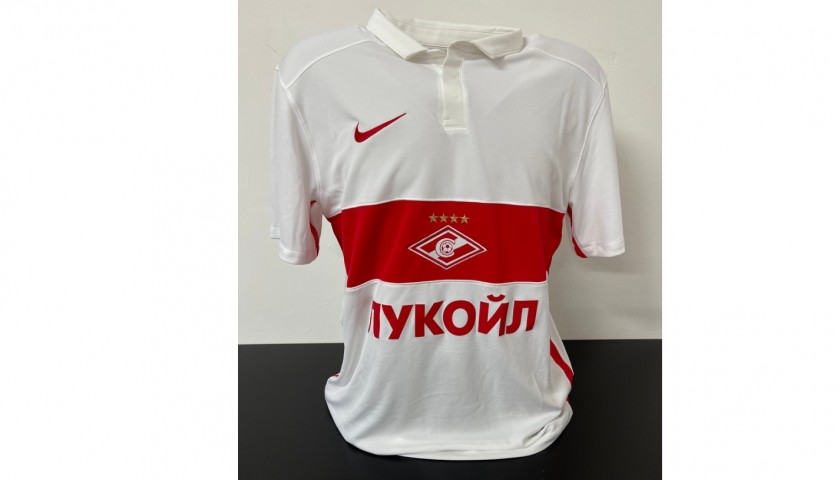 Pavlyuchenko's Spartak Moscow Match Shirt, 2015/16 - CharityStars