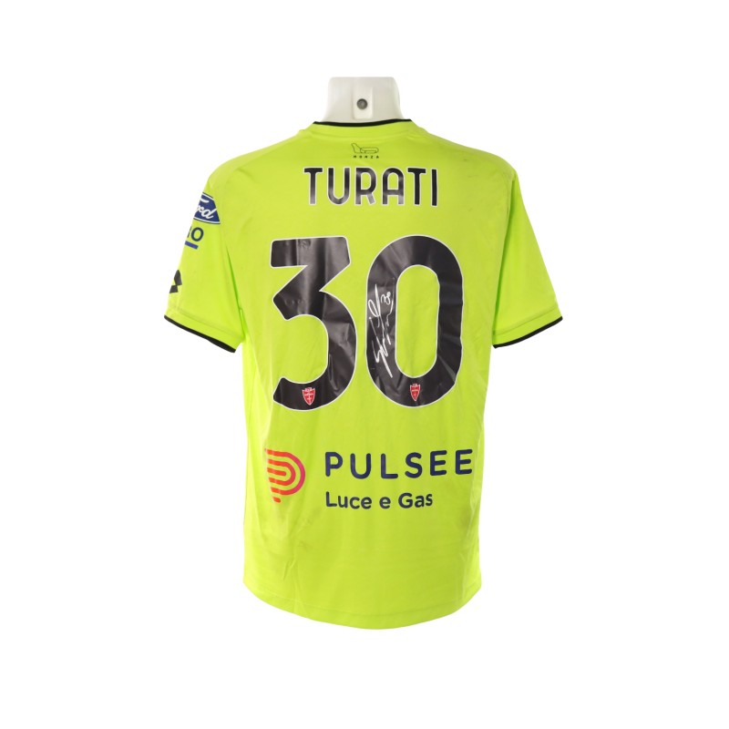 Maglia Turati Unwashed Monza vs Cagliari, 2025 - Autografata