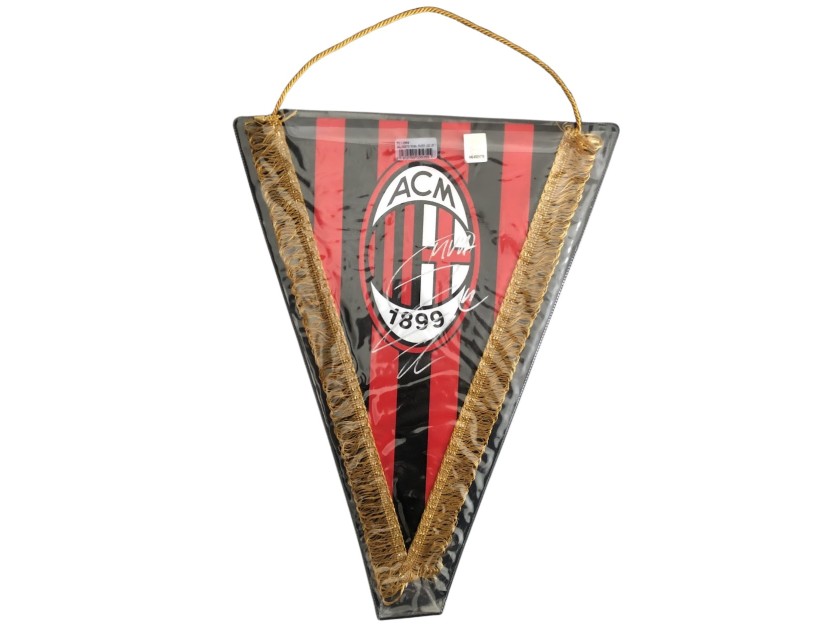 Milan Official Pennant - Signed by Ibrahimovic