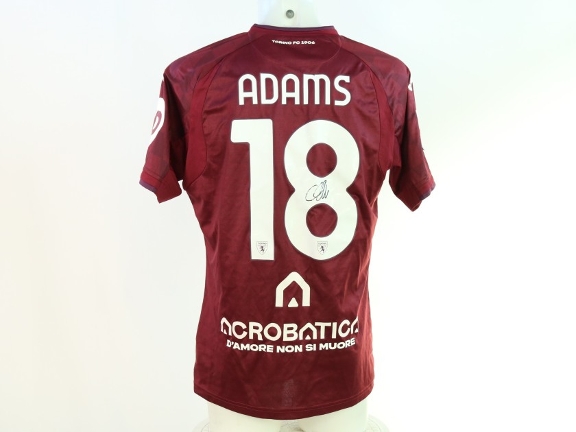 Adams' Torino vs Monza Signed Unwashed Shirt, 2024