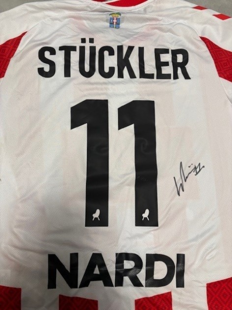 Stuckler's Signed Unwashed Shirt, LR Vicenza vs Pergolettese 2026 - Special Patch Earth Day